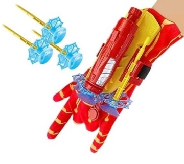 STRZELAJĄCA RĘKAWICA Z WYRZUTKAMI IRON MAN