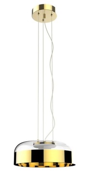 LAMPA WISZĄCA SZKLANA NAD STÓŁ ŻYRANDOL GOLD LED