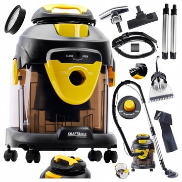 ODKURZACZ PIORĄCY DO DYWANÓW TAPICERKI WĄSKA SSAWKA SUCHO MORKO REGULACJA