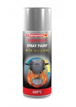Farba Spray ŻAROODPORNY ALUMINIUM 400ml 600 °C
