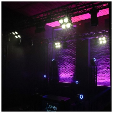 REFLEKTOR OŚWIETLACZ SCENICZNY ESTRADOWY BLINDER STROBOSKOP 4x100W COB LED