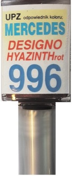 MERCEDES 996 HYAZINTHROT LAKIER SAMOCHODOWY ZAPRAWKA DO RYS 10 ML ARASYSTEM
