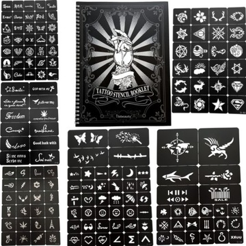 ШАБЛОНЫ БЛЕСКОВЫХ ТАТУ НАБОР ШАБЛОНОВ