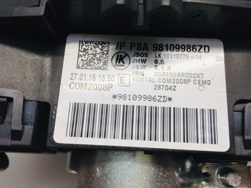 PŘEPÍNAČ KOMBINOVANÝ 98109986ZD CITROEN DS5