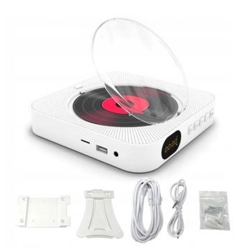 PRZENOŚNY ODTWARZACZ CD WBUDOWANY GŁOŚNIK STEREO