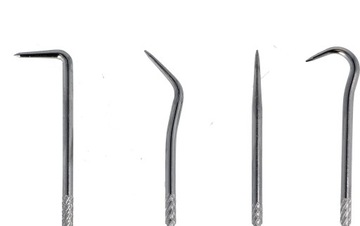 Zestaw haczyków z obrotową rękojeścią chwytaki do oringów uszczelek komplet