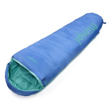 Śpiwór dla dzieci mumia z pokrowcem 45-60x(135+25) cm Meteor Mimpi