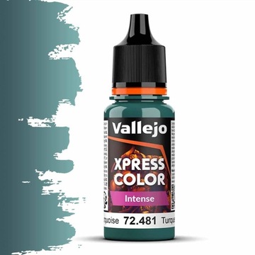 VALLEJO 72481 Xpress Color Intense - Heretic Turquoise 18ml