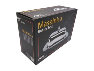 МАСЛЕНКА ИЗ НЕРЖАВЕЮЩЕЙ СТАЛИ С КРЫШКОЙ