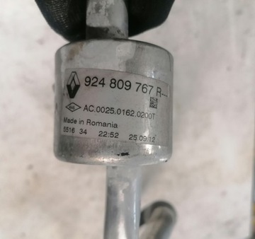 DACIA DUSTER 12R PŘÍVOD KLIMATIZACE 924809767R