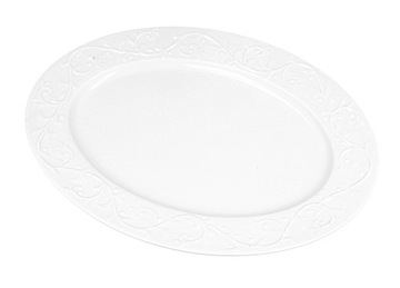Półmisek owalny biały patera 35 cm elegancki 32518