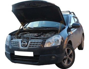 SIŁOWNIKI TELESKOPY MASKI PRZÓD NISSAN QASHQAI J10