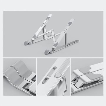 Складная алюминиевая подставка для ноутбука с диагональю 17 дюймов.