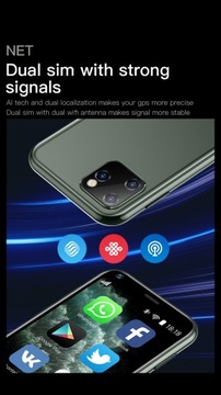 Телефон SOYES XS11 3G Mini Smart с Google Play