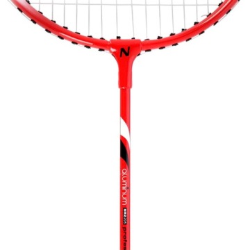 Набор для бадминтона: 2 ракетки, 6 воланов с перьями + футляр