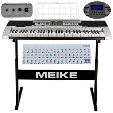 DUŻY KEYBOARD Organy Pianino MK-922 LCD + STATYW