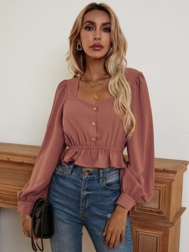 SHEIN TOP Z FALBANKĄ L 801