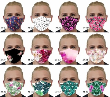 Маска для лица Многоразовая маска РАСПРОСТРАНЕННЫЕ ШАБЛОНЫ