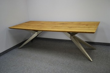 Массивный дубовый стол, древесина ДУБ, 240х100см.