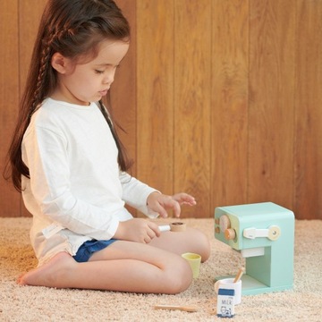 CLASSIC WORLD ДЕРЕВЯННАЯ КОФЕМАШИНА ДЛЯ ДЕТЕЙ