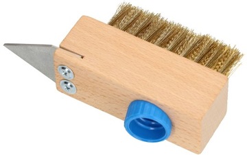 ПРОВОЛОЧНАЯ ЩЕТКА 100ММ СКРЕБОК 40ММ ВАЛ 2 ШТ.