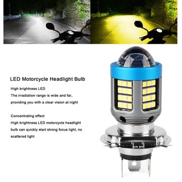 СВЕТОДИОДНАЯ ЛАМПОЧКА ДЛЯ МОТОЦИКЛА H4, АЛЮМИНИЕВЫЙ СПЛАВ