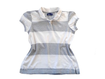 FRED PERRY logowana koszulka polo w paski 40