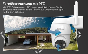 KAMERA ZEWNĘTRZNA OBROTOWA IP WIFI HD 2K 3MP 1296P
