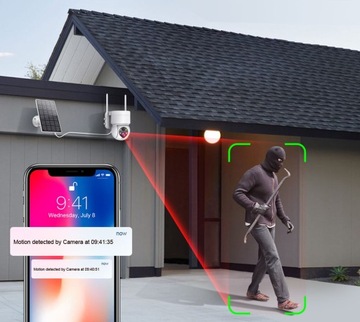 СОЛНЕЧНАЯ IP НАРУЖНАЯ PTZ-КАМЕРА WIFI 4MP