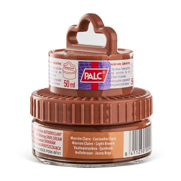 КРЕМ С ВОСКОМ ДЛЯ КОЖАНОЙ ОБУВИ КОРИЧНЕВАЯ ПАСТА 50мл