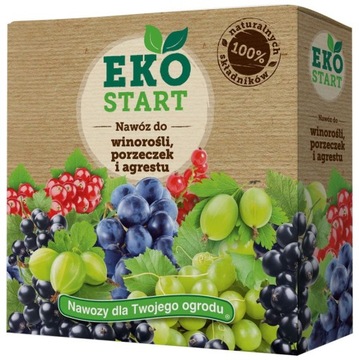 NAWÓZ EKOLOGICZNY EKO START DO WINOROŚLI PORZECZEK I AGRESTU 1,5 KG