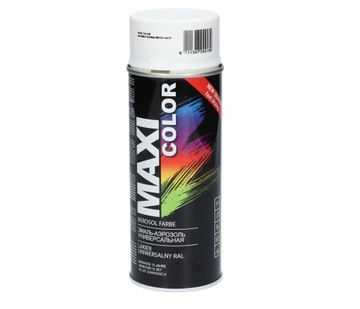 Лак Motip Maxi Color 400 мл SPRAY RAL 9003 матовый белый