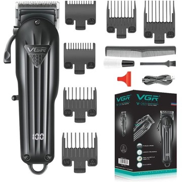 BEZPRZEWODOWA MASZYNKA DO WŁOSÓW VGR TRYMER BARBER USB