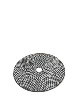 TACA PATERA OZDOBNA CZARNA/SREBRNA 25cm GLAMOUR