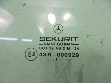 MERCEDES VANEO W414 01R SKLO (OKNO) DVEŘE PŘEDNÍ PRAVÁ