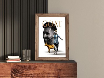 Настенный плакат Месси, Роналду, Мбаппе, Хааланд, Неймар 80x60 РАЗЛИЧНЫЕ УЗОРЫ