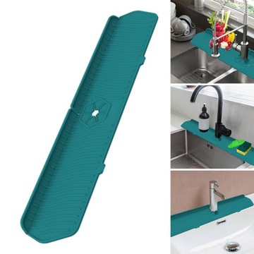 Силиконовый впитывающий коврик для смесителя 2 шт. в упаковке.