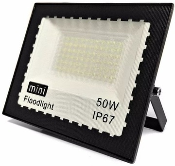 Lampa halogenowa LED SMD 50W IP67 barwa zimna naświetlacz lampka 5000lm