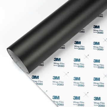 3M FOLIA OKLEINA CZARNA MATOWA MAT M12 2080 NA AUTO SAMOCHÓD 152x10cm