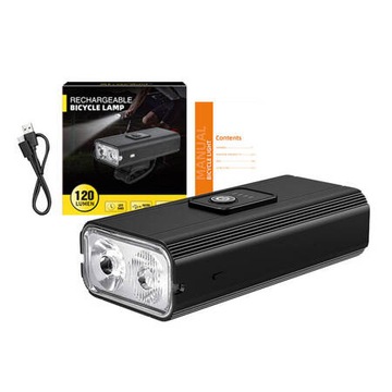 SUPERFIRE LAMPKA ROWEROWA LED PRZÓD 600 LUMENÓW MOCNA AKUMULATOR 2400MAH