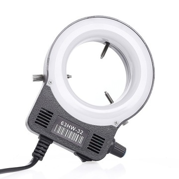 РЕГУЛИРУЕМОЕ ОСВЕЩЕНИЕ 32 СВЕТОДИОДА 60 ММ ДЛЯ МИКРОСКОПА