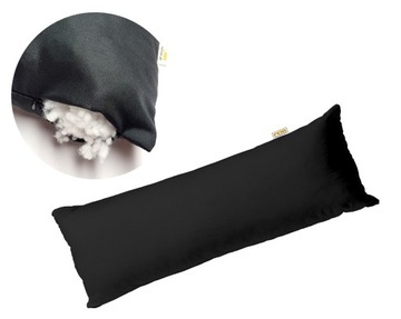 Poduszka czarna dakimakura 60x170 regulowany wkład do poszewki manga 170x60