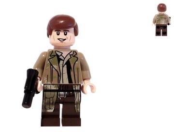 Unikat Lego SW- Han Solo Endor Outfit + broń 75094
