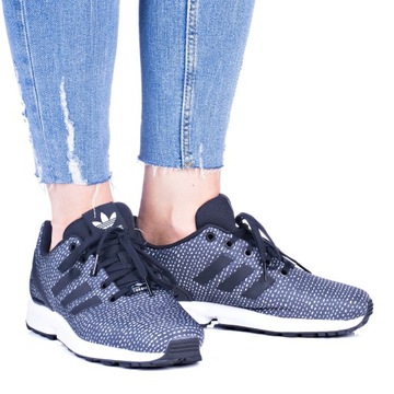 BUTY ADIDAS DAMSKIE ZX FLUX J BY9828 CZARNE r. 35 1/2