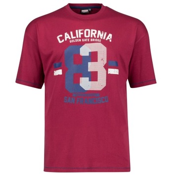 Duża koszulka męska T-SHIRT Adamo duże rozmiary 3XL 136 cm