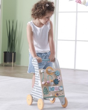 ДЕРЕВЯННАЯ ПУШЕР ОБРАЗОВАТЕЛЬНАЯ ИНТЕРАКТИВНАЯ МОНТЕССОРИ ВИГА ПОЛЯРНЫЕ ХОДКИ