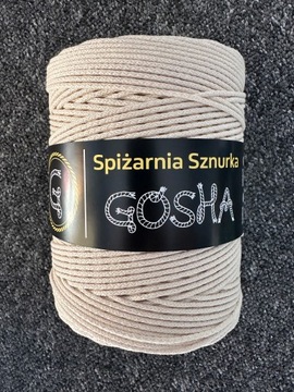 Sznurek bawełniany naturalny 2mm 300mb GOSHA