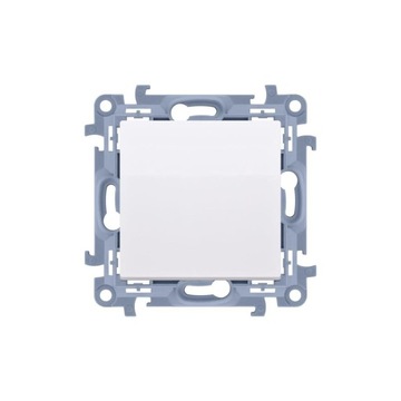 SIMON 10 Крышка рамочная с перемычкой, белая CPS.01/11