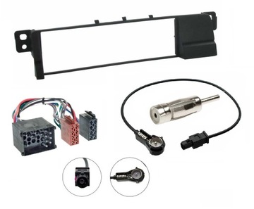 BMW E46 99-05 RAMKA RADIA 1DIN ISO 17PIN REDUKCJA