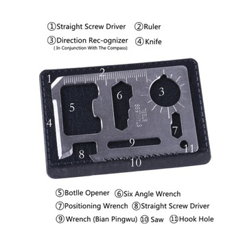 Набор для выживания 10 в 1, набор туристического снаряжения для путешествий, многофункциональный